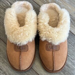 UGG Tan Sheepskin Slippers